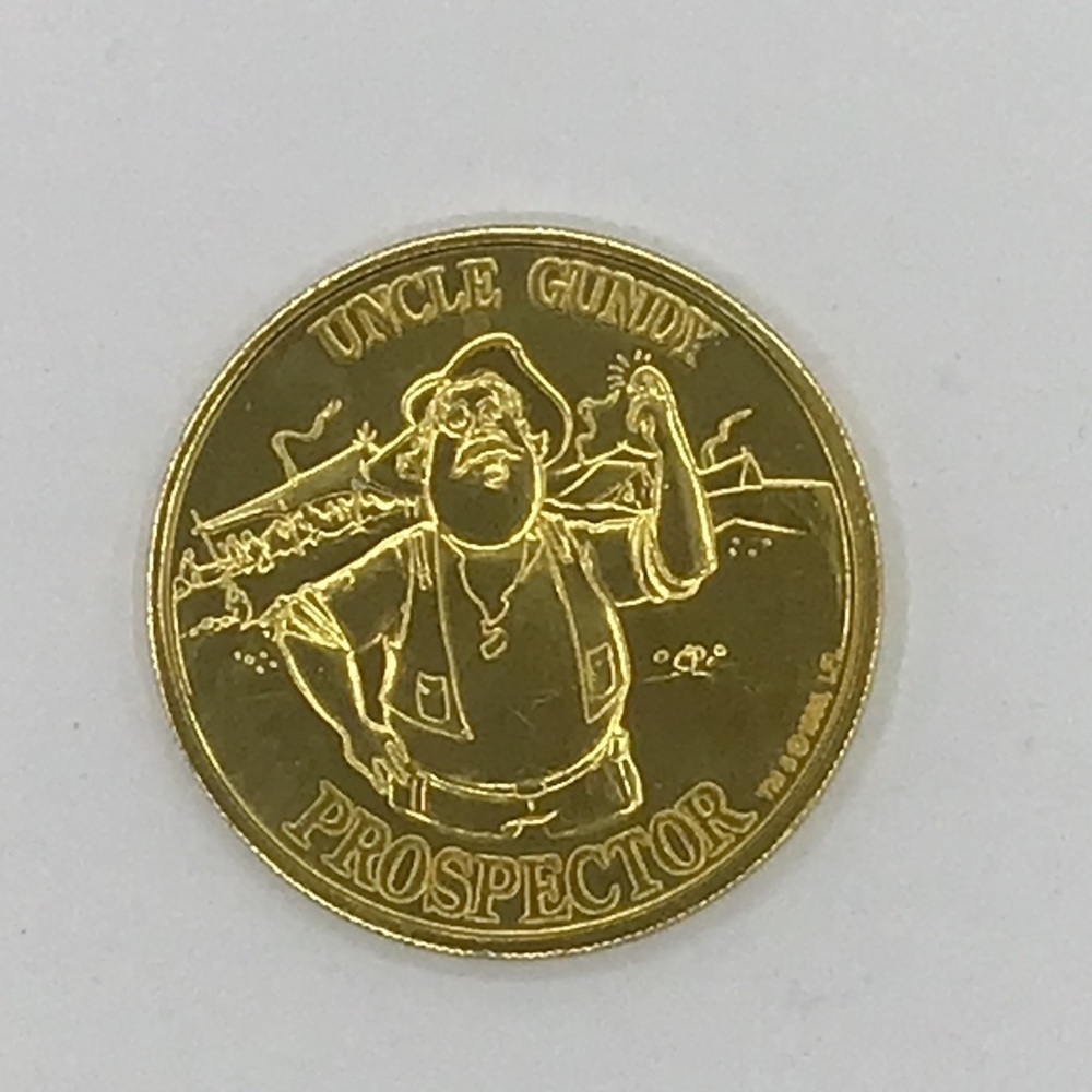 VINTAGE STAR WARS DROIDS Uncle Grundy Metal COIN ONLY 1985 Kenner HTF RARE